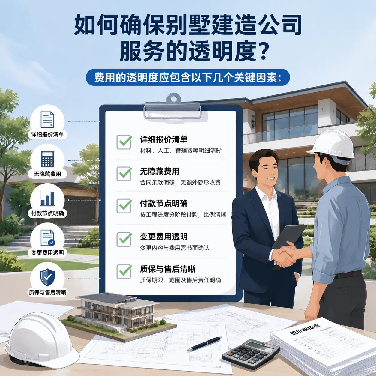 在 福泉 如何确保别墅建造公司服务的透明度?