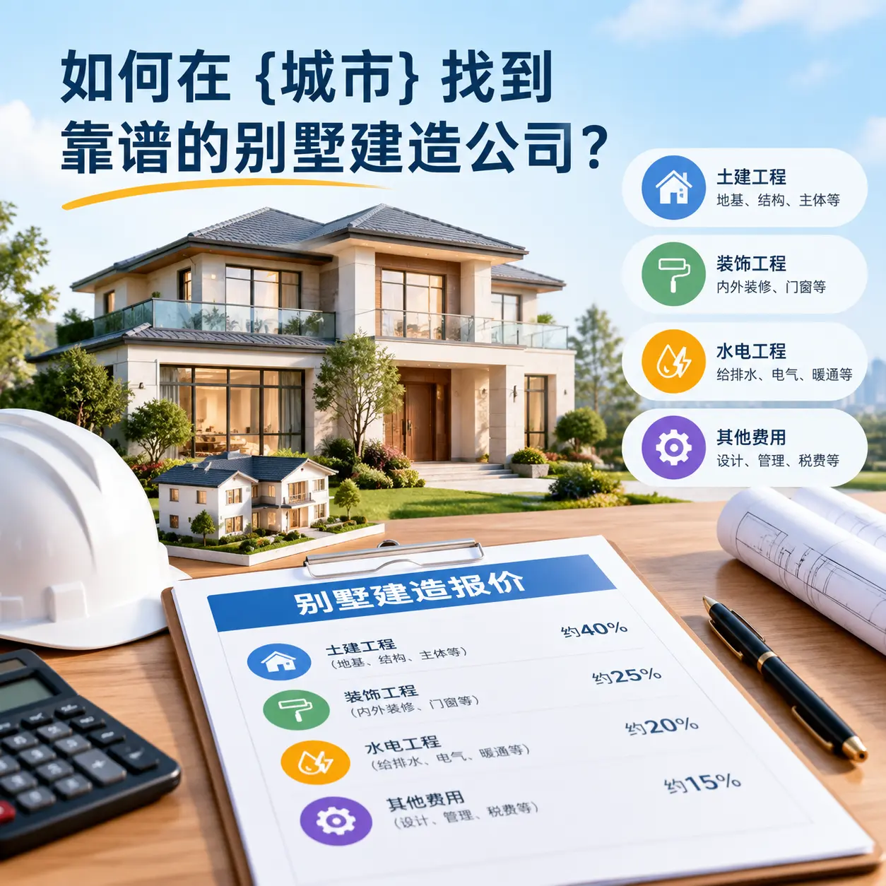 如何在 福泉 找到靠谱的别墅建造公司?