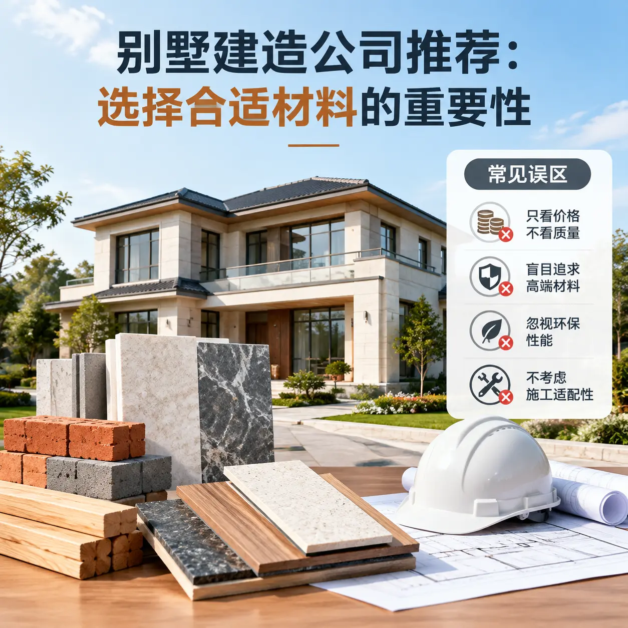 别墅建造公司推荐:选择合适材料的重要性