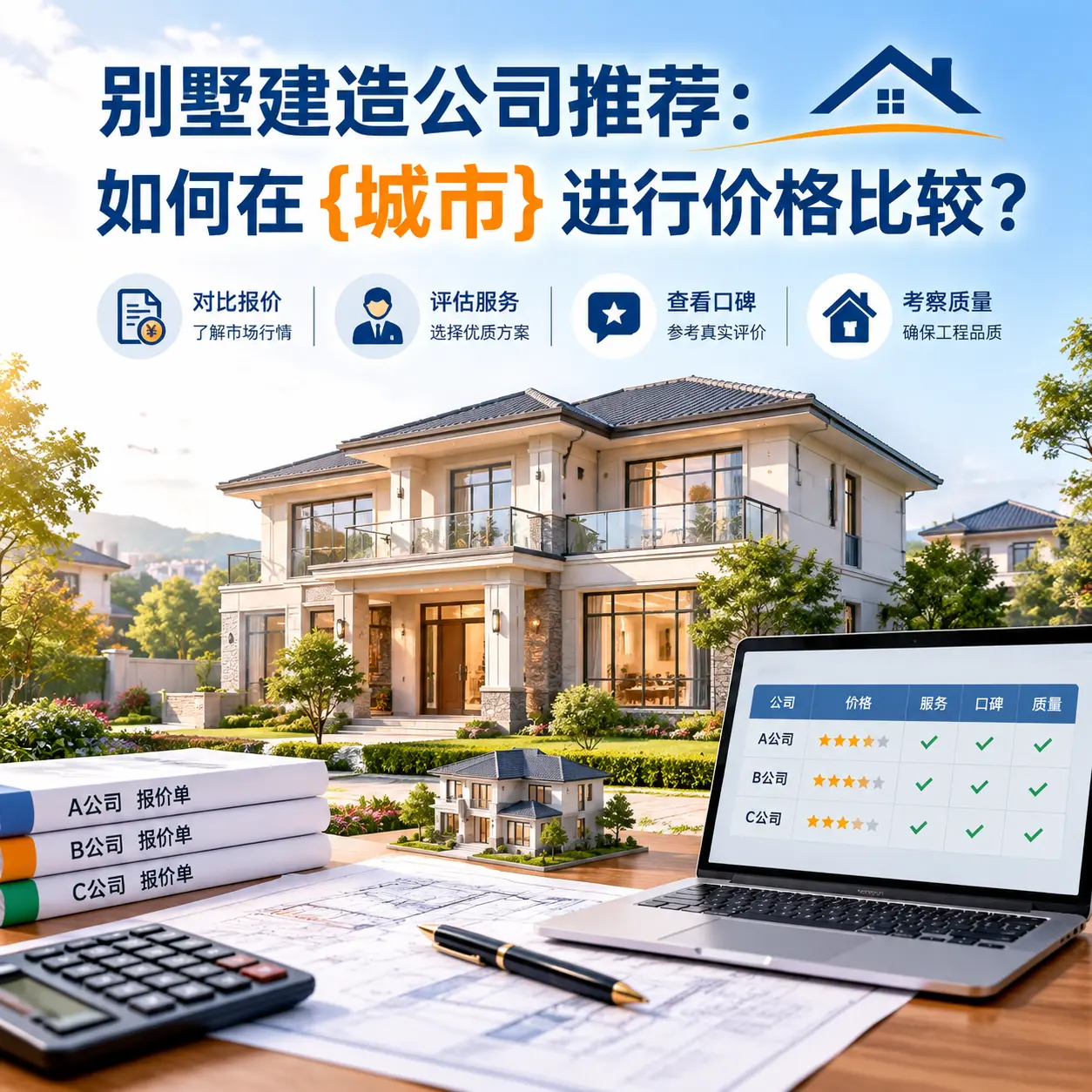 别墅建造公司推荐:如何在 福泉 进行价格比较?