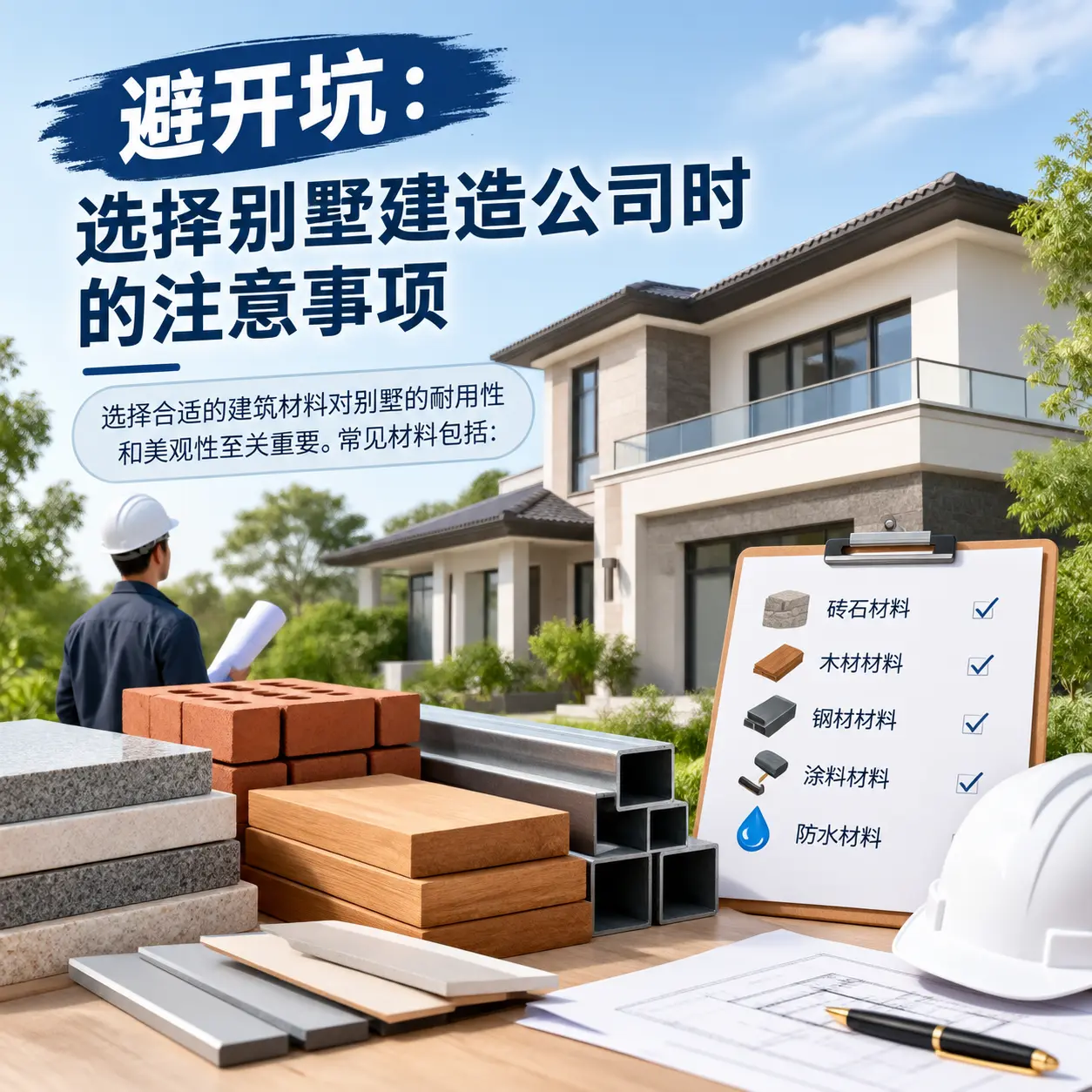 避开坑：选择 福泉 别墅建造公司时的注意事项