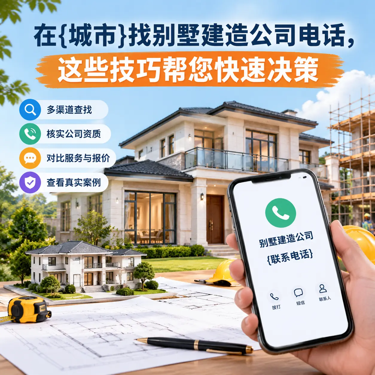 在福泉找别墅建造公司电话，这些技巧帮您快速决策