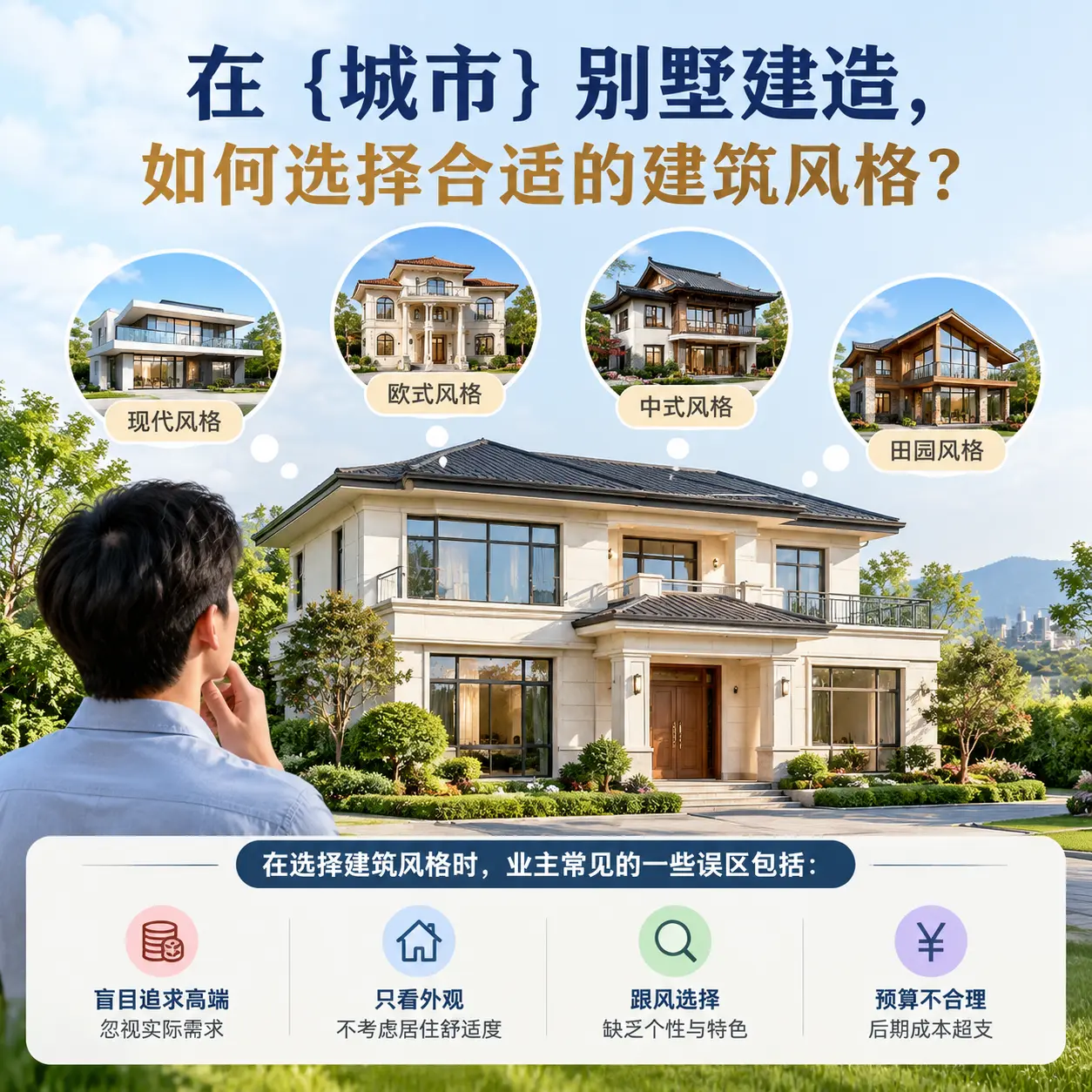 在 福泉 别墅建造，如何选择合适的建筑风格？