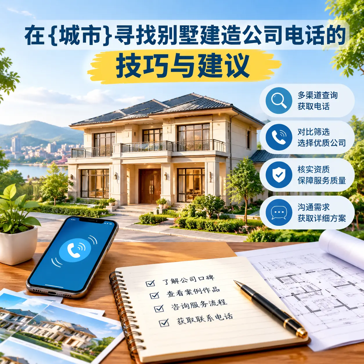 在福泉寻找别墅建造公司电话的技巧与建议
