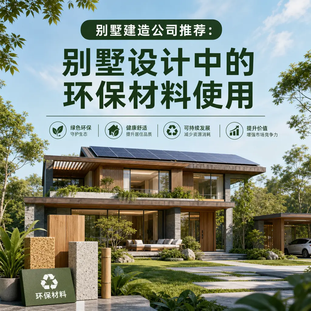 别墅建造公司推荐： 福泉 别墅设计中的环保材料使用